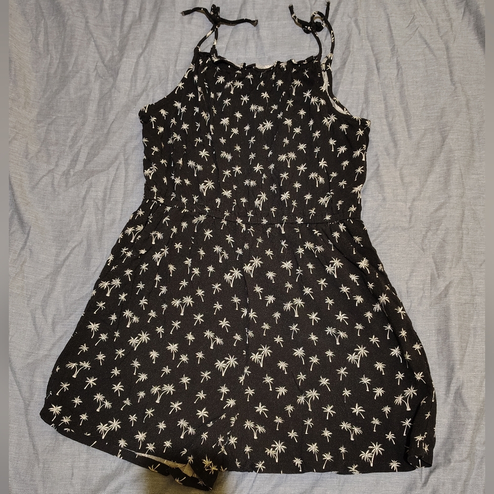 H&M Monochrome Floral Dress